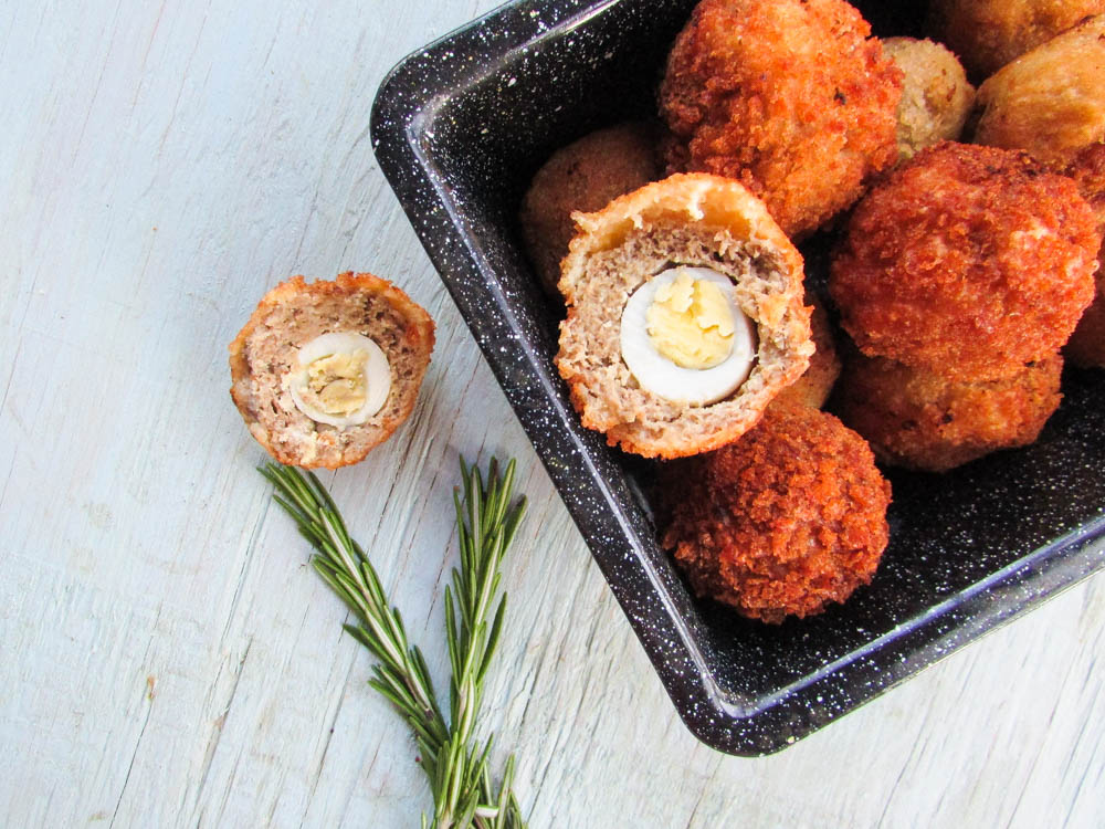 Fried and Baked Beef and Shrimp Suya Egg Rolls