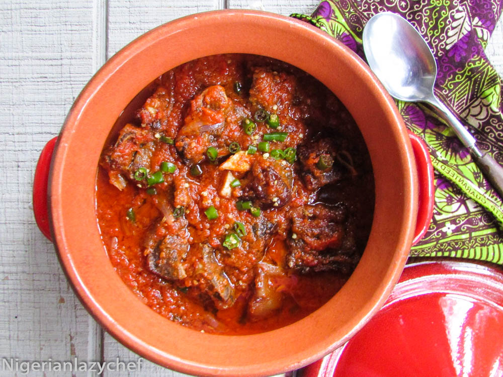 Stewed Peas…Red Red (stewed beans)