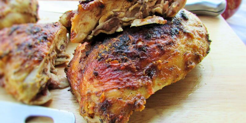 Roasted Spicy Chicken Legs