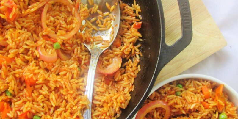 Oven Cooked Jollof Rice (Oven baked Jollof Rice)